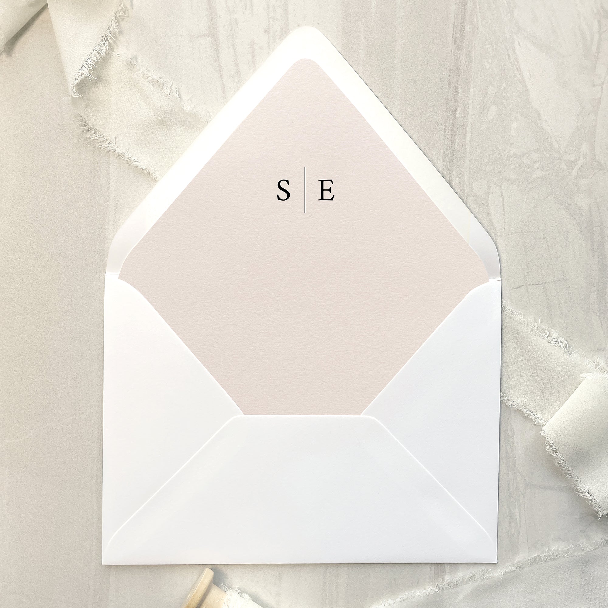 Classic Monogram Wedding Invitation Suite