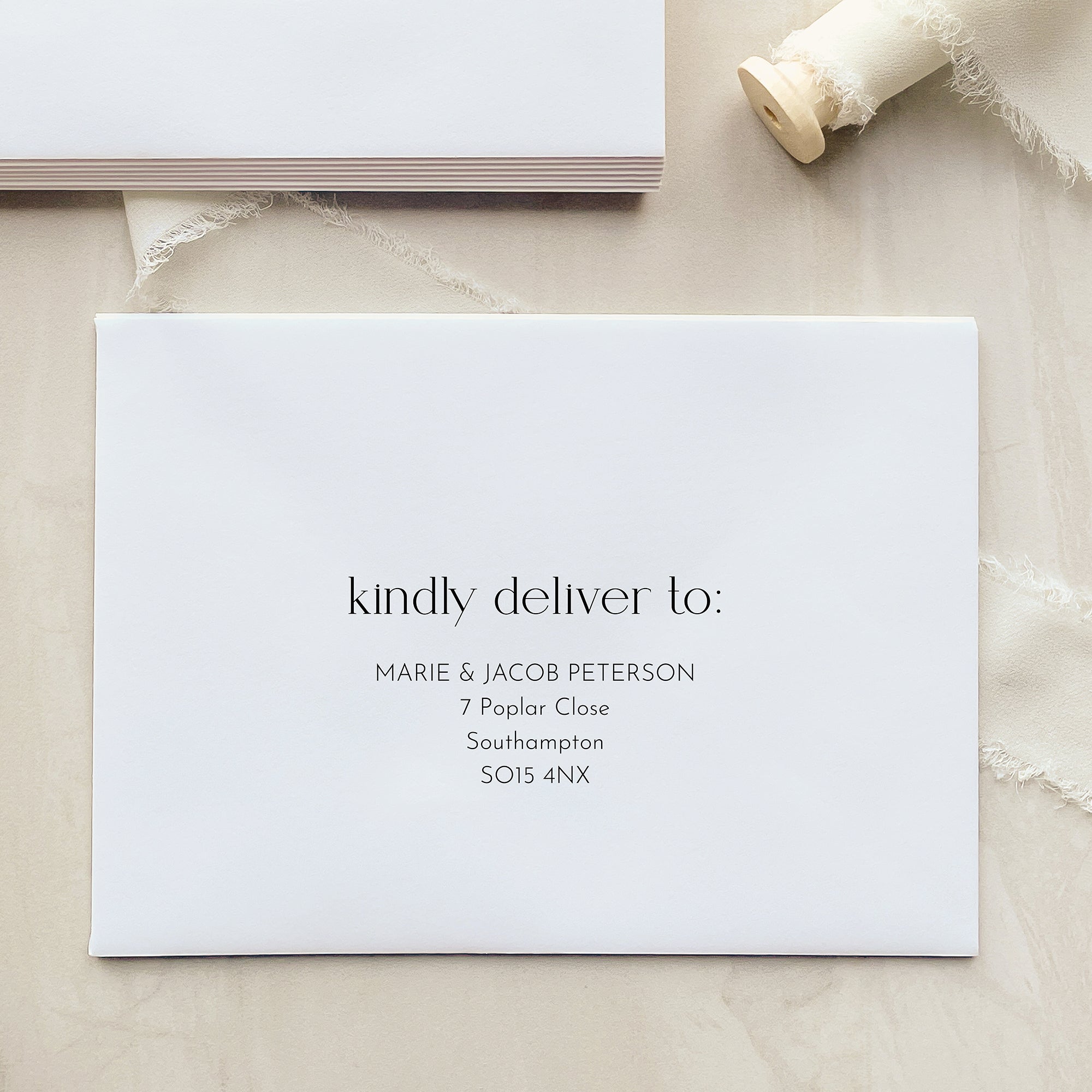 Modern Minimalist Thank You Card