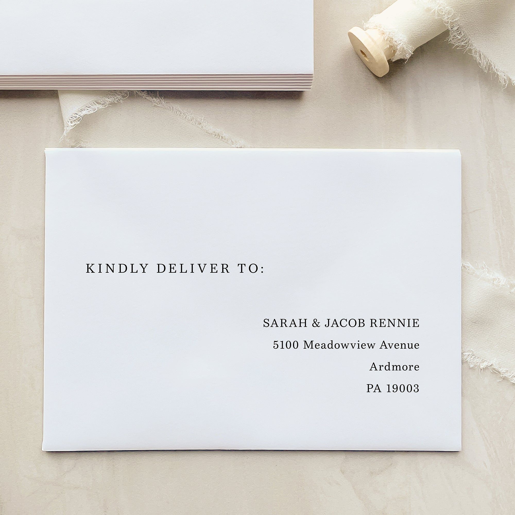 Modern Ampersand Thank You Card