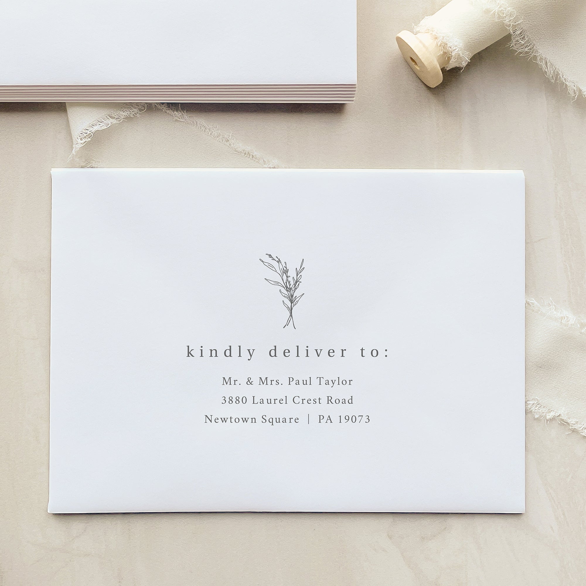 Rustic Botanic Engagement Party Invitation