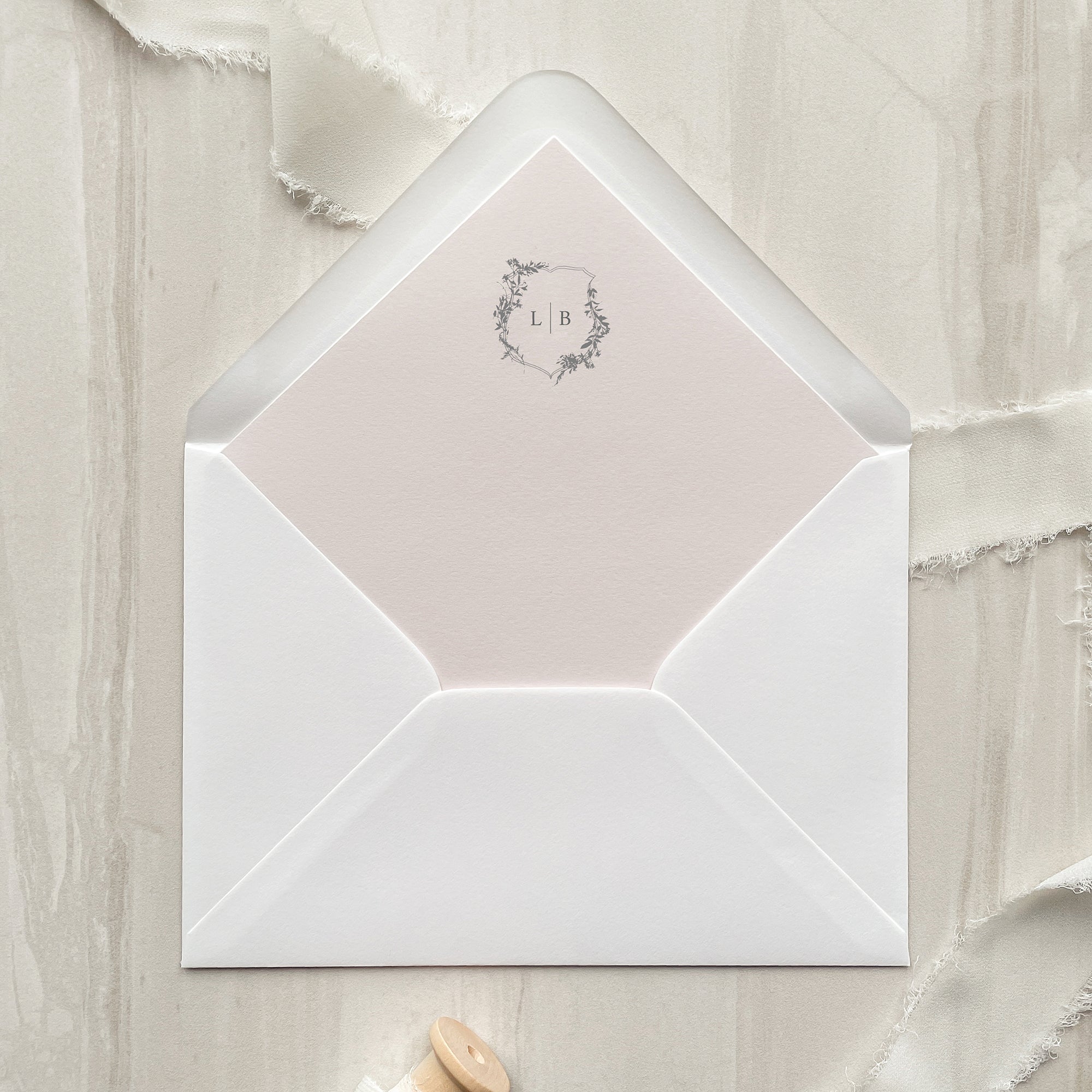 Botanic Crest Wedding Invitation Suite