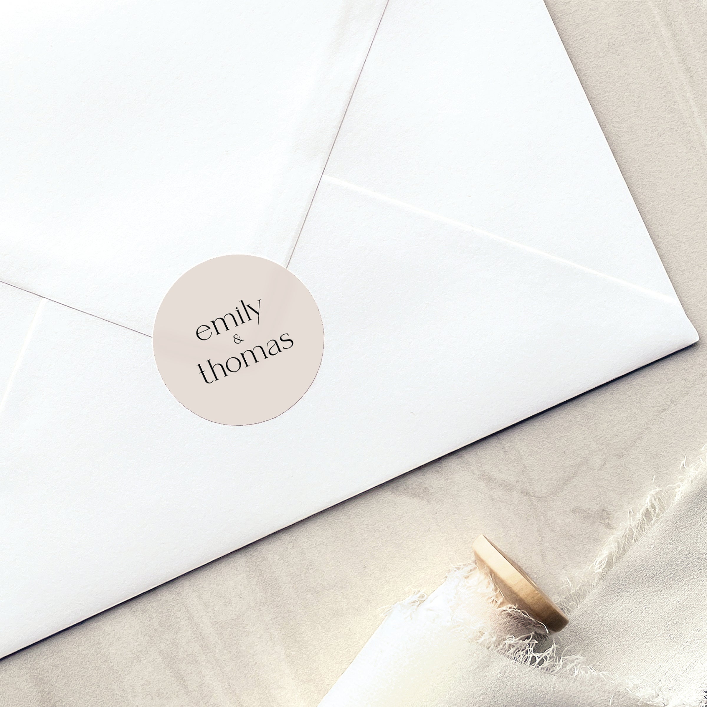 Modern Minimalist Envelope Seal